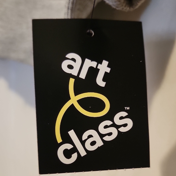 Art Class Gray Zip-Up Jacket Soft Minimalist Design - Picture 3 of 5
